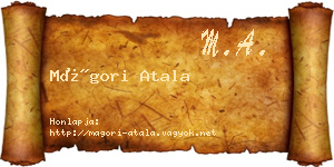 Mágori Atala névjegykártya